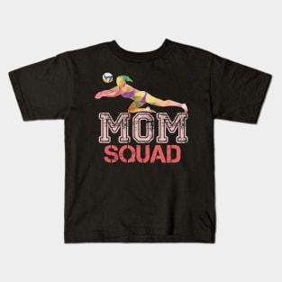 volleyball squad mom Kids T-Shirt